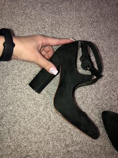 Туфли натуральная замша