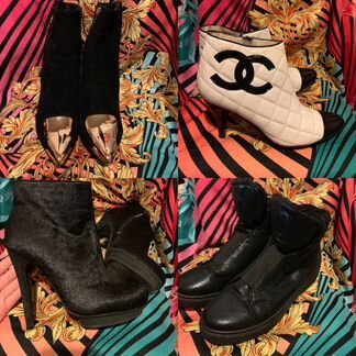 Ботильоны ботинки 37 размер ASOS Zara Lost ink