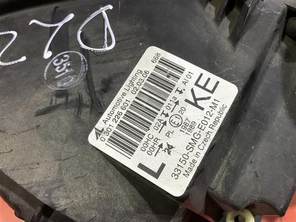 Фара Левая Хонда Цивик 8 5Д