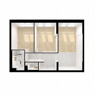 2-к квартира, 63.1 м², 26/33 эт.