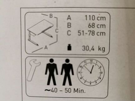 Стол moll парта