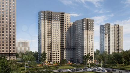 2-к квартира, 62.8 м², 19/23 эт.
