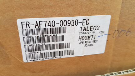 Преобразователи частоты Mitsubishi FR740 37-55квт