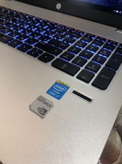 Игровой HP envy 15 Core i7/8/1128/GF740/FullHD