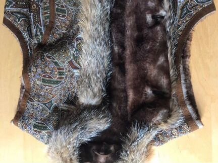 Жилетка натуральный мех