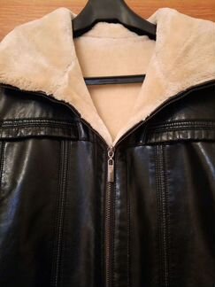 Кожаная куртка на меху