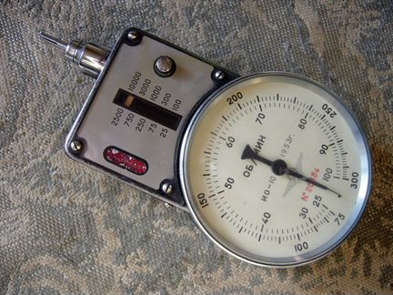 Тахометр ио-10 Рабочий комплект футляр СССР 1953