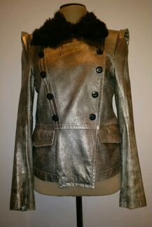 Куртка кожаная Ann Demeulemeester р.40 оригинал