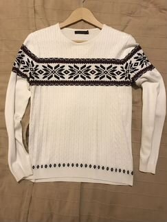 Мужской белый джемпер Etro р.S оригинал