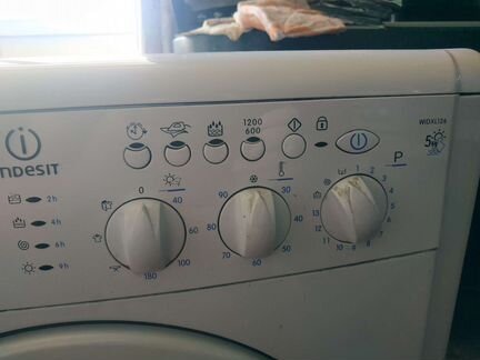 Стиральная машина бу indesit widxl126