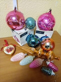 Винтажные ёлочные игрушки