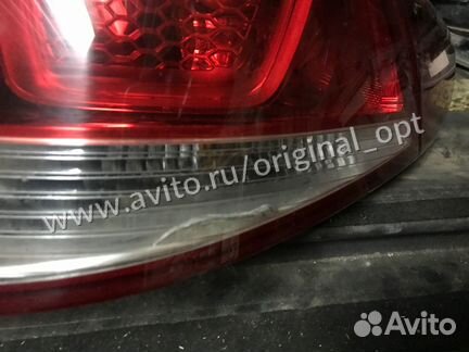 Фонарь в крыло задний правый киа рио 3 седан