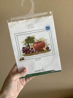 Набор вышивки крестиком + книга + пяльцы