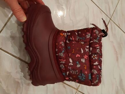 Новые утепленные сапоги (из эва, не промокают), р