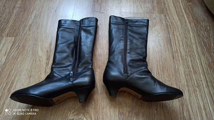 Сапоги натуральная кожа