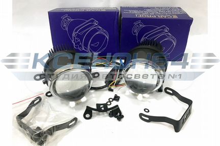 Biled линзы Car-Profi FOG 3D 5100к и 4300к в птф