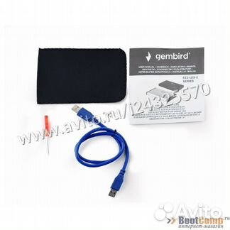Мобильные шасси gembird EE2-U3S-2-B blue USB 3.0