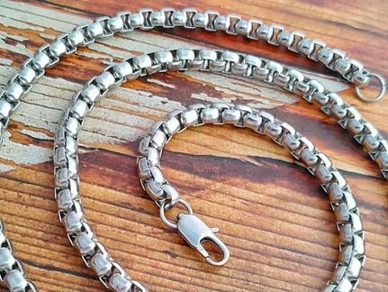 Мужская Цепь 60 см., 6.5 мм., цепочка