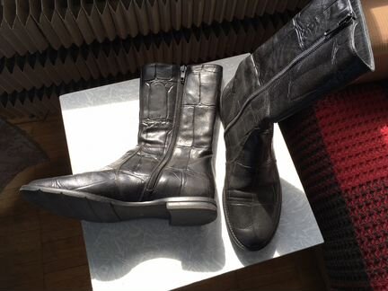 Женские осенние сапоги 36-36,5 р