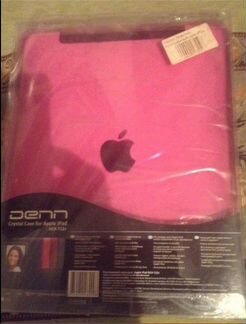 Обложка для apple iPad розовый Denn новый