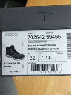 Ботинки Ecco 32 размер