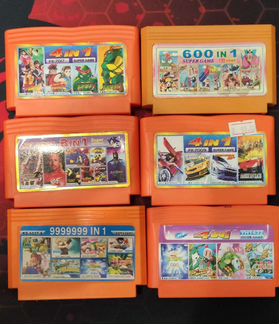 Картриджи для Dendy (NES)