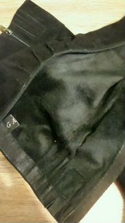 Сапоги демисезон натуральный велюр