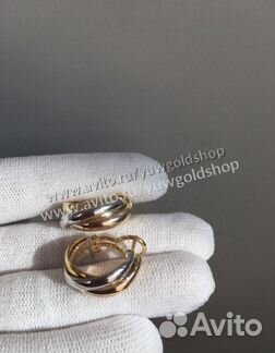 Золотые серьги 585 пробы Trinity 13.37 гр