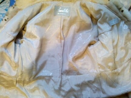 Шуба норковая белая