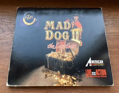 Игра MAD DOG II: The Lost Gold CD-ROM, картонный б