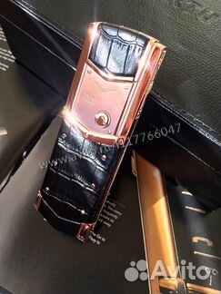 Vertu Signature S Design Red Black Alligator Верту
