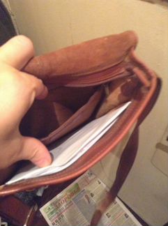 Сумка планшет кожаная коричннвая обмен