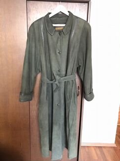 Плащ из натуральной замши