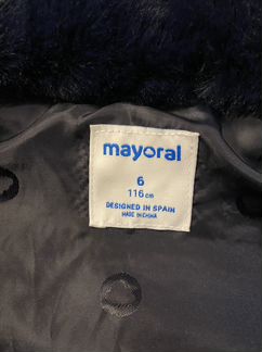 Пальто детское mayoral