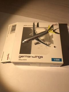 Модель самолета Airbus 319 Germanwings