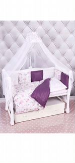 Бортики в кроватку балерина