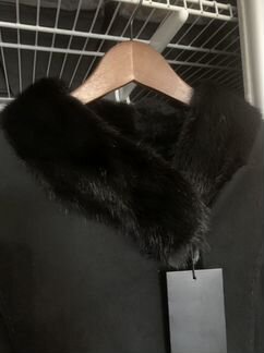 Дубленка натуральная кожа норка 46/48