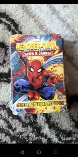 Коллекция карточек Человек-паук герои и злодеи