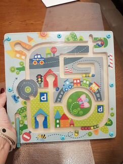 Бизиборд лабиринт деревянный