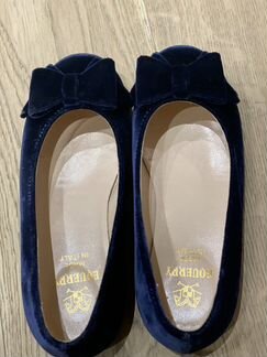 Туфли для девочки темно синие 28 размер