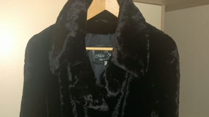 Шуба из мутона на поясе б/у немного