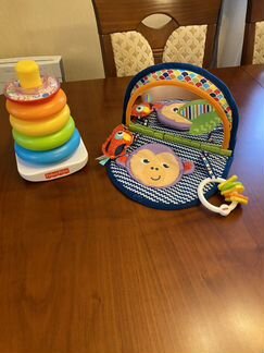Fisher Price Зеркало Обезьянка, Пирамидка