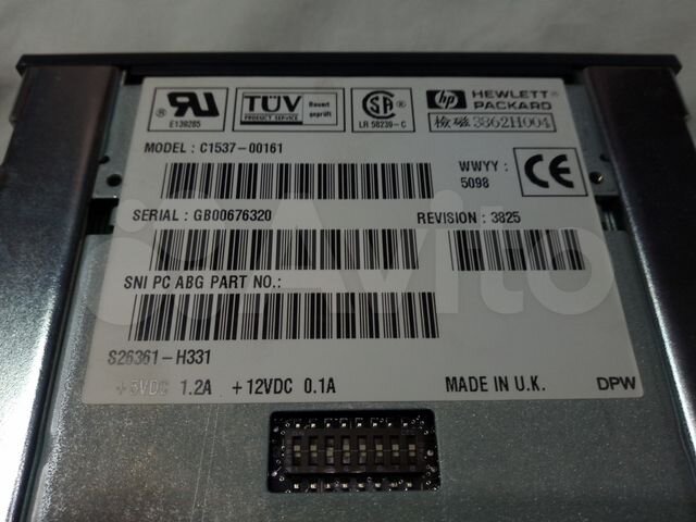 Strimmer Hp C1537a C Scsi Shlejfom Kupit V Kirove Bytovaya Elektronika Avito