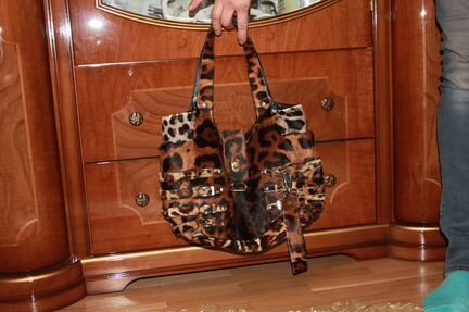 Сумка Jimmy Choo леопардовая б/у