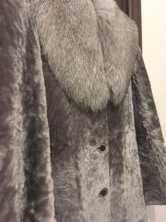 Пальто из мутона
