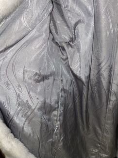 Шуба норковая голубая не крашенная 2017 год 42-46