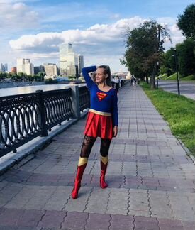 Костюм на Хеллоуин Супер Женщина. Super Girl