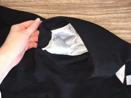 Платье черное h&m eur34