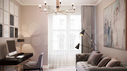 4-к квартира, 119.3 м², 22/35 эт.