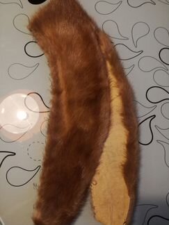 Пластина норковая жемчужная, воротник из норки